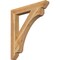 Ekena Millwork Legacy Slat Rough Sawn Bracket, Western Red Cedar, 4"W x 30"D x 34"H BKT04X30X34LEC06RWR - alternate 1